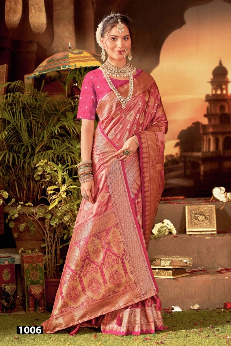 Saroj Kanha Satin Silk Vol 1 Satin Silk Zari Weaving Saree 7