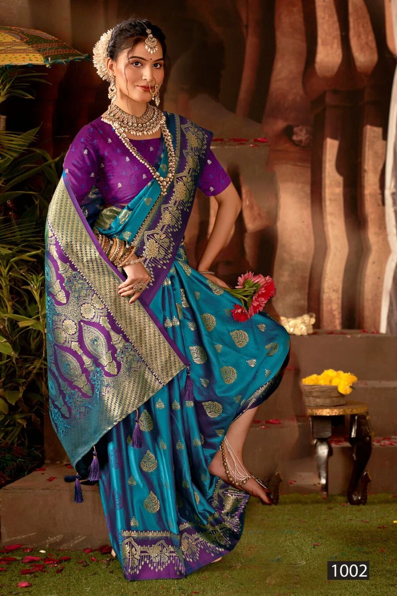 Saroj Kanha Satin Silk Vol 2 Satin Silk Saree Collection 4