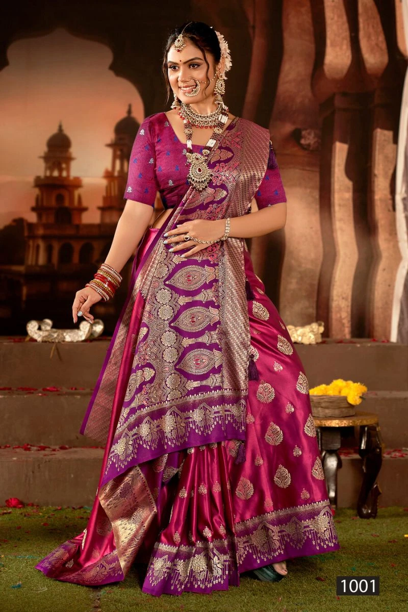 Saroj Kanha Satin Silk Vol 2 Satin Silk Saree Collection 6