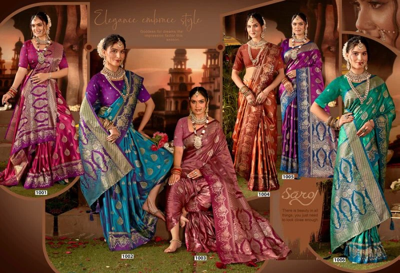 Saroj Kanha Satin Silk Vol 2 Satin Silk Saree Collection 8