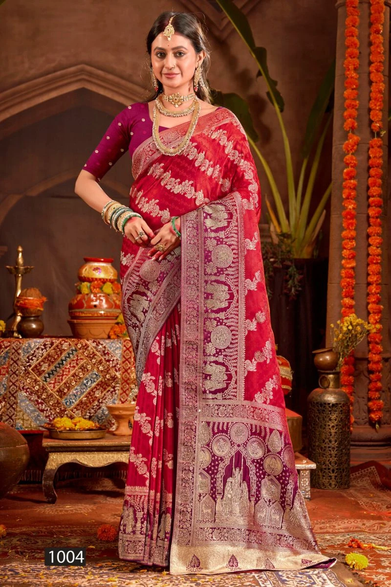 Saroj Ladli Bitya Satin Saroski Vol 1 Satin Silk Saree Collection 2