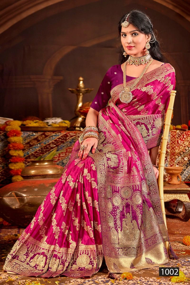 Saroj Ladli Bitya Satin Saroski Vol 1 Satin Silk Saree Collection 3