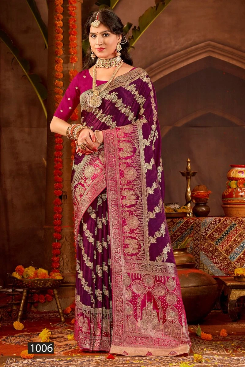 Saroj Ladli Bitya Satin Saroski Vol 1 Satin Silk Saree Collection 5