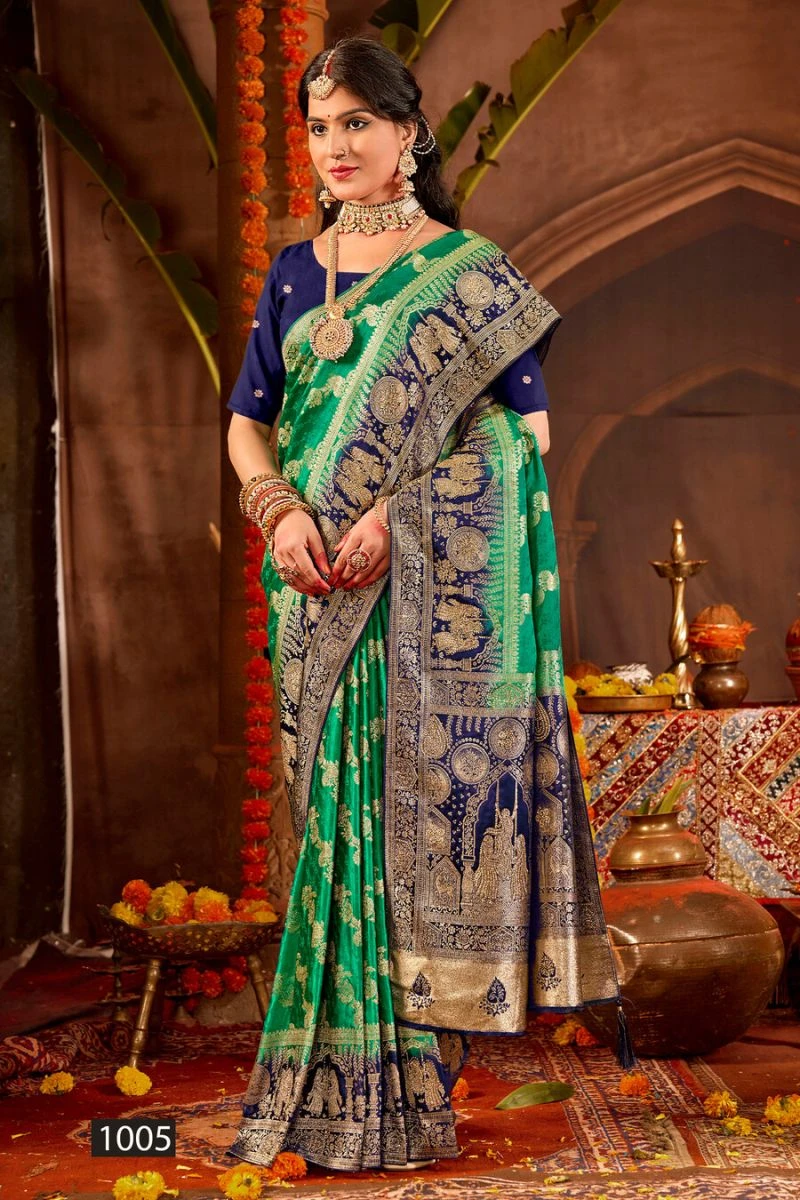 Saroj Ladli Bitya Satin Saroski Vol 1 Satin Silk Saree Collection 6