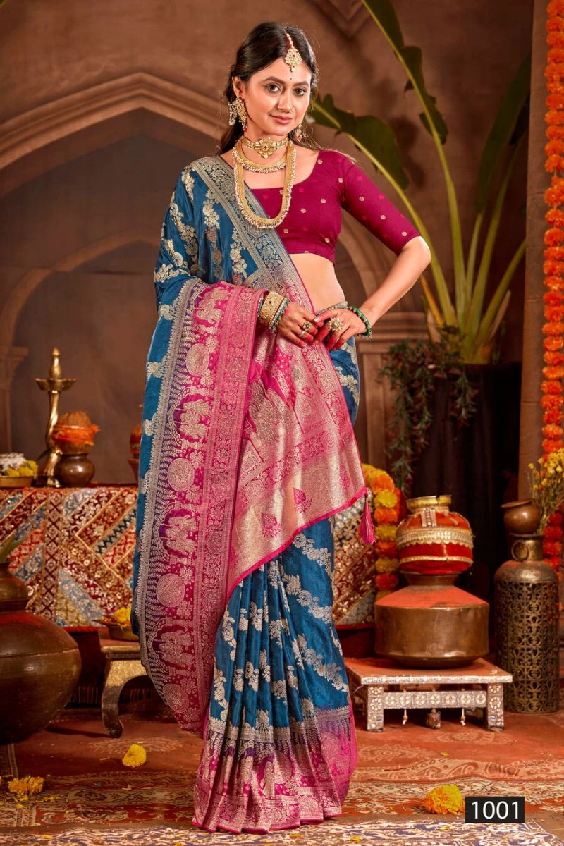 Saroj Ladli Bitya Satin Saroski Vol 1 Satin Silk Saree Collection 7