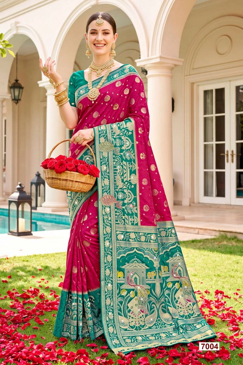 Saroj Sattva Satin Saroski Vol 7 Satin Silk Saree 3