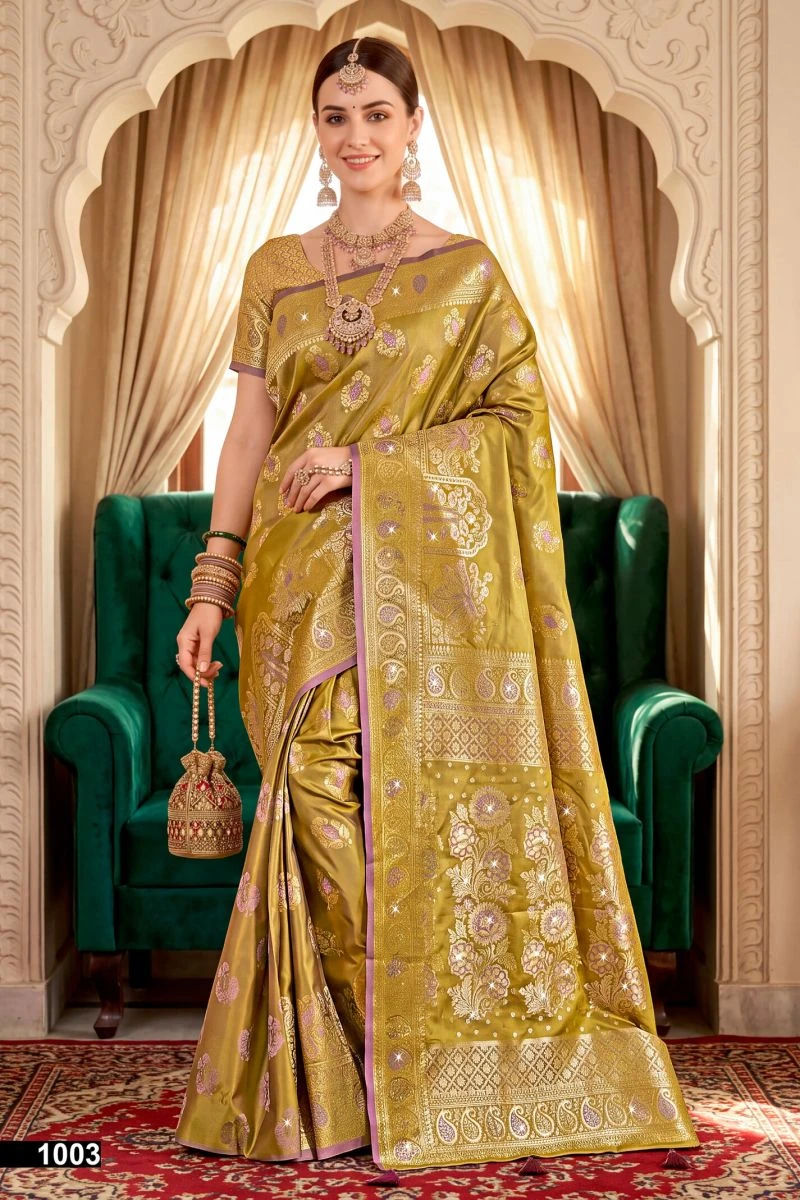 Saroj Umang Satin Saroski Vol 1 Satin Silk Saree Collection 4