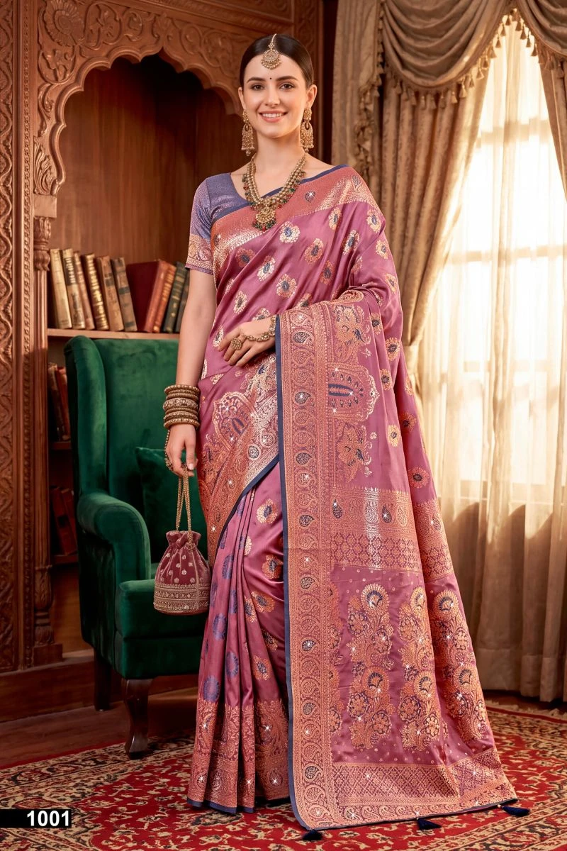 Saroj Umang Satin Saroski Vol 1 Satin Silk Saree Collection 5
