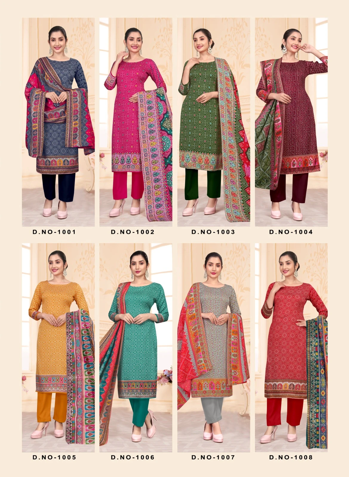 SAT Pashmina Shwal Suit Vol 18 15