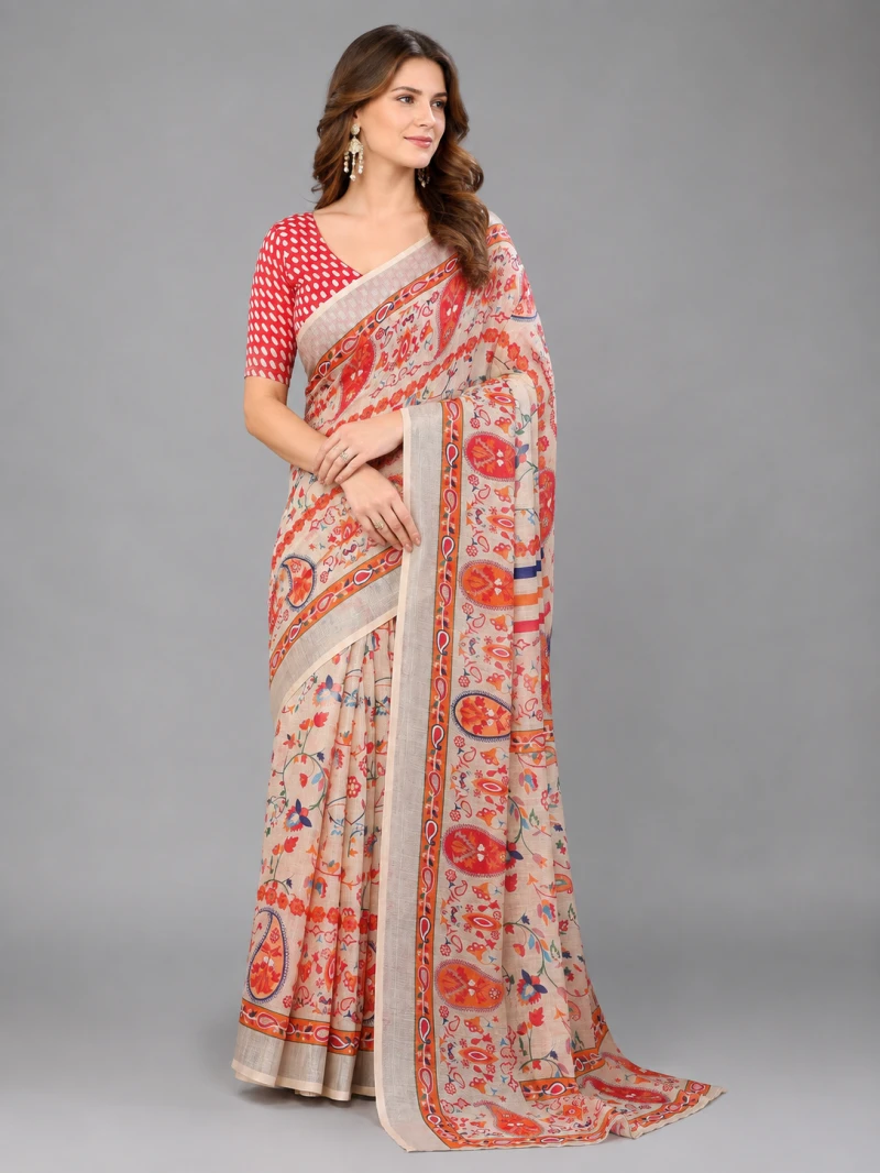 Schc Swara E Handloom Linen Cotton Saree Collection 2