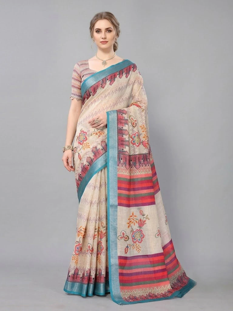 Schc Swara E Handloom Linen Cotton Saree Collection 3