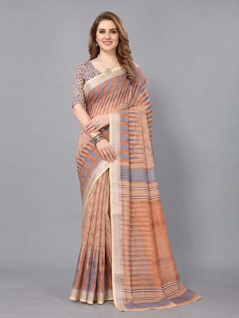 Schc Swara E Handloom Linen Cotton Saree Collection 4