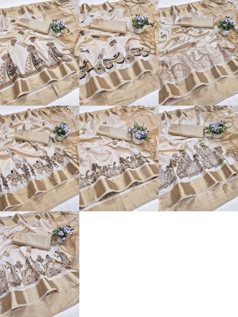 Scwt Baarat Assam Silk Embroidered Saree Collection 9