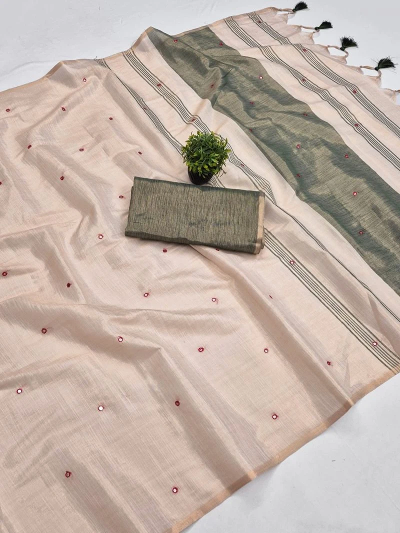 Scwt Navratri Mysore Silk Jacquard Worked Saree Collection 6