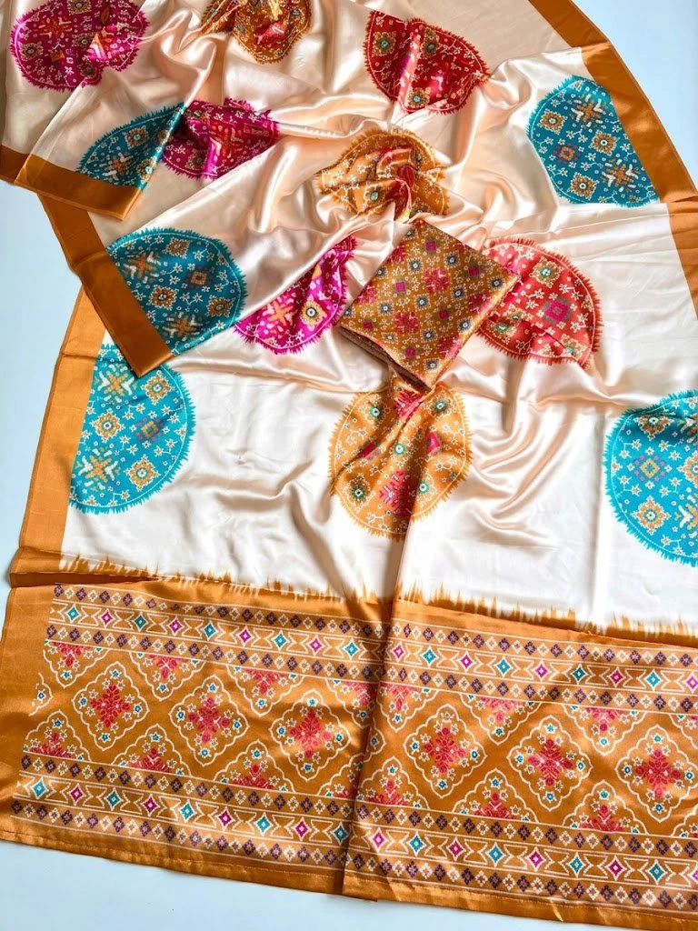 Sf Ultra Soft Satin Silk Digital Printed Saree Collection 2