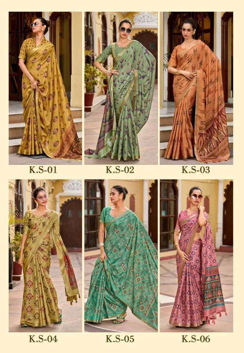 Shvetambar Keran Silk Soft Silk Printed Saree 3
