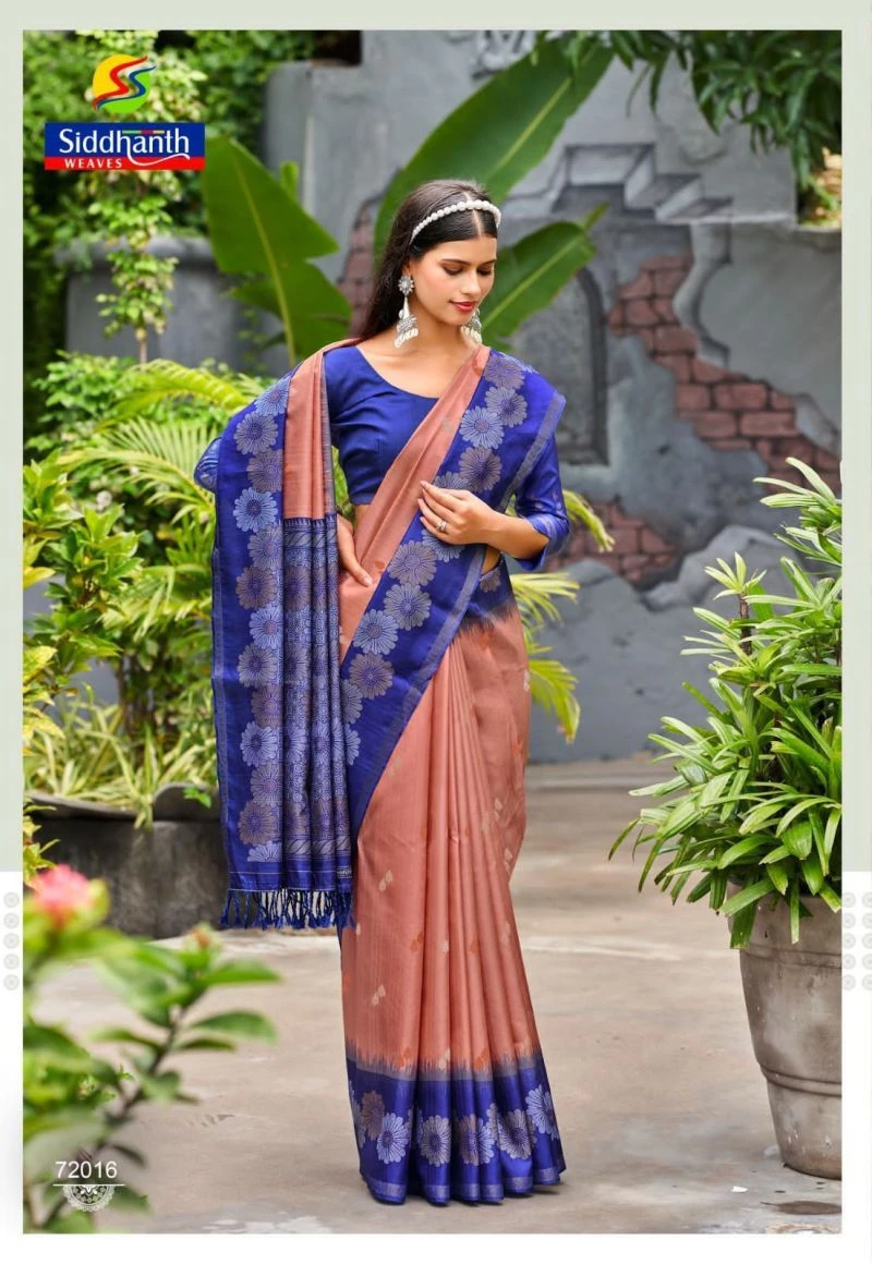 Siddhanth Uttara Silk Linen Fancy Saree Collection 13