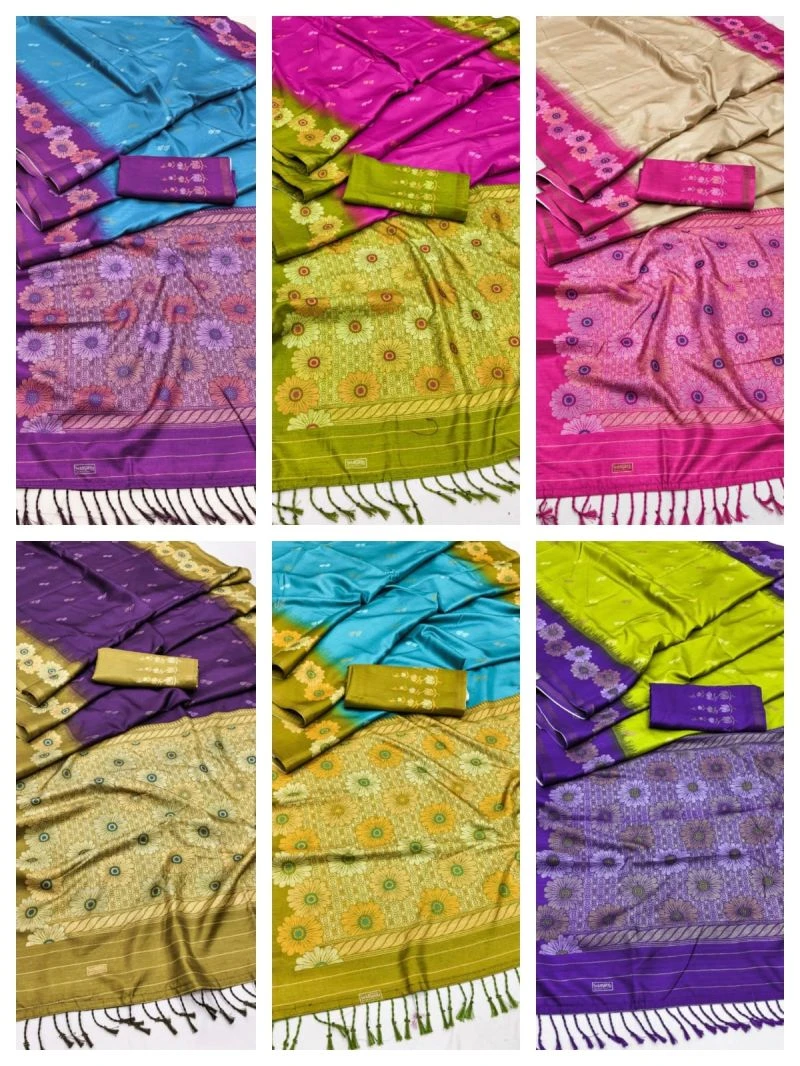 Siddhanth Uttara Silk Linen Fancy Saree Collection 6
