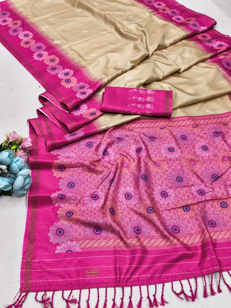 Siddhanth Uttara Silk Linen Fancy Saree Collection 7