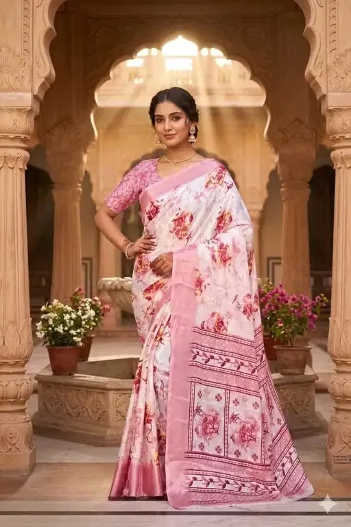 Silk 6009 Georgette Printed Saree Collection 2