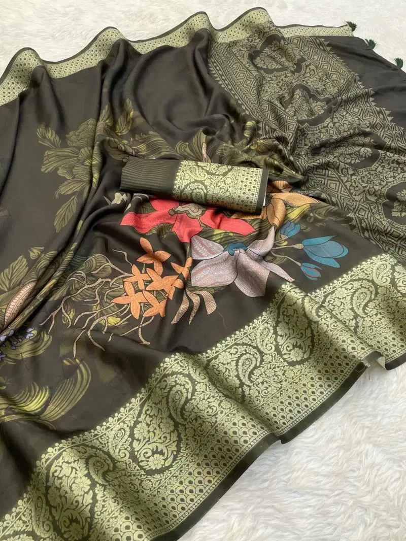 Silk Kasavy Soft Gaji Silk Jacquard Border Saree Collection 1
