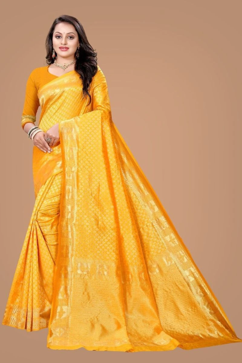 Soft Silk 3048 Lichi Silk Jacquard Work Saree Collection 4