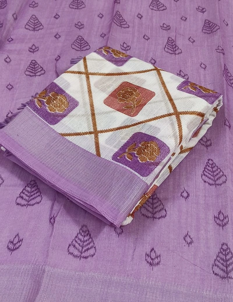 Summer Cool 2 Soft Linen Printed Saree Collection 6