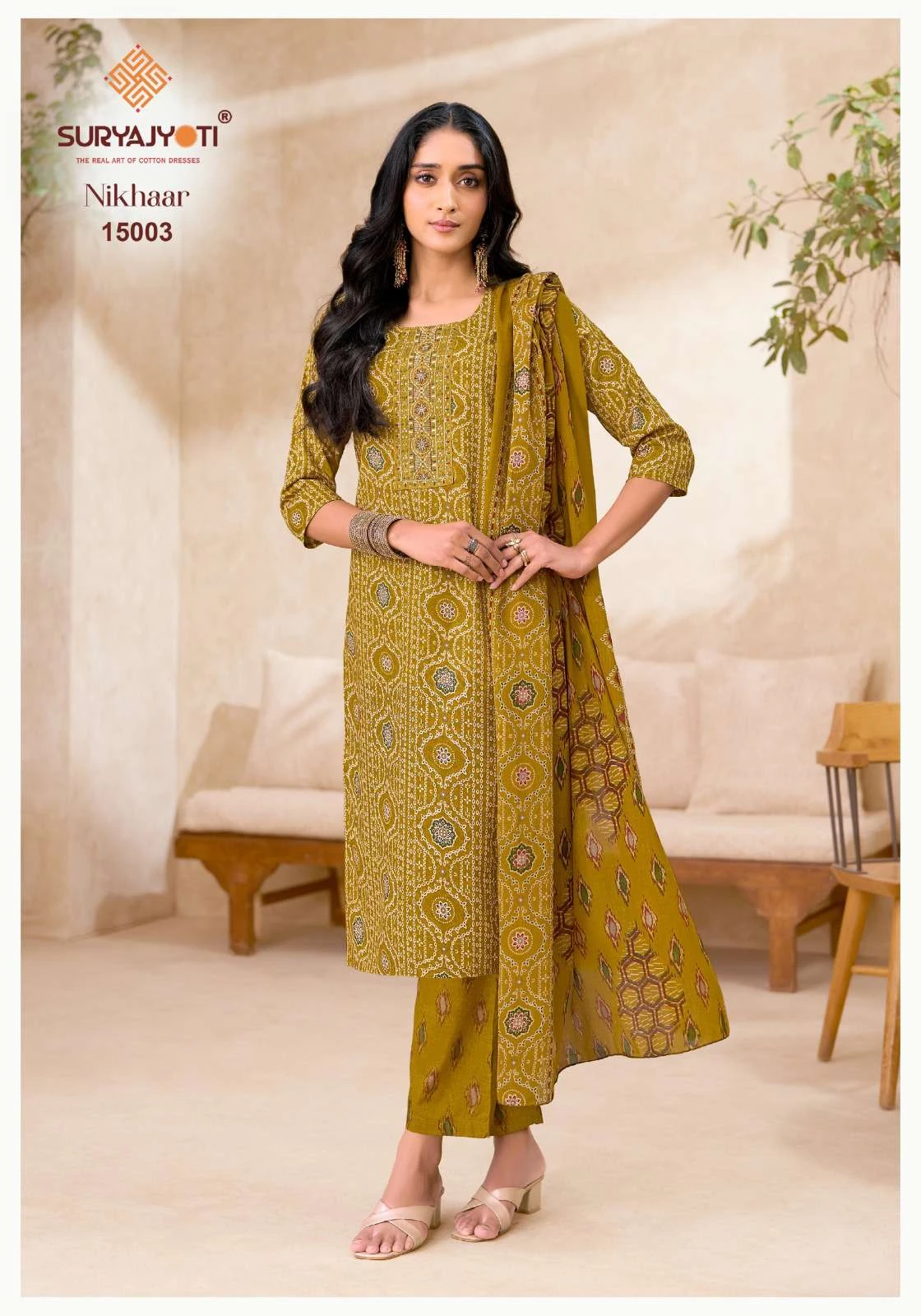 Suryajyoti Nikhaar Vol 15 Ready Made Collection - Readymade Dress 3