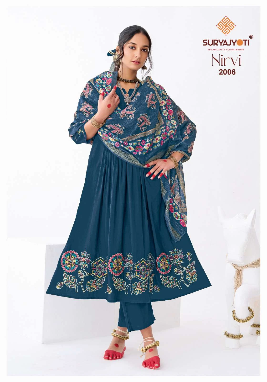 Suryajyoti Nirvi Stitch Vol 2 - Readymade Dress 2