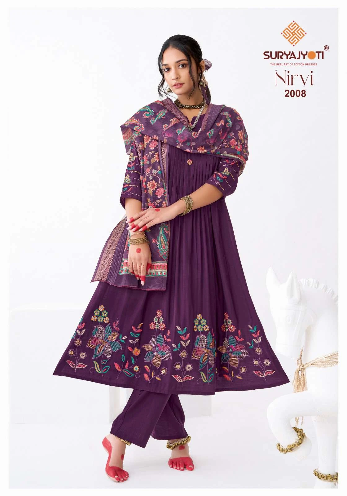 Suryajyoti Nirvi Stitch Vol 2 - Readymade Dress 4