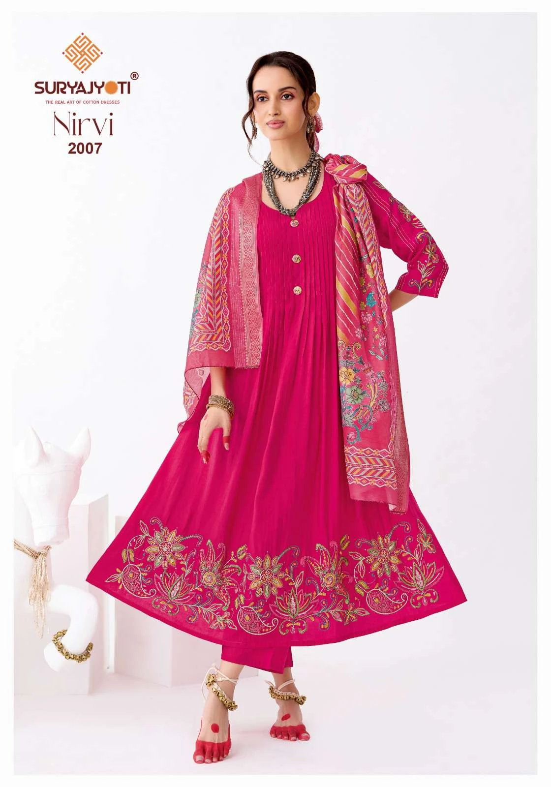 Suryajyoti Nirvi Stitch Vol 2 - Readymade Dress 5