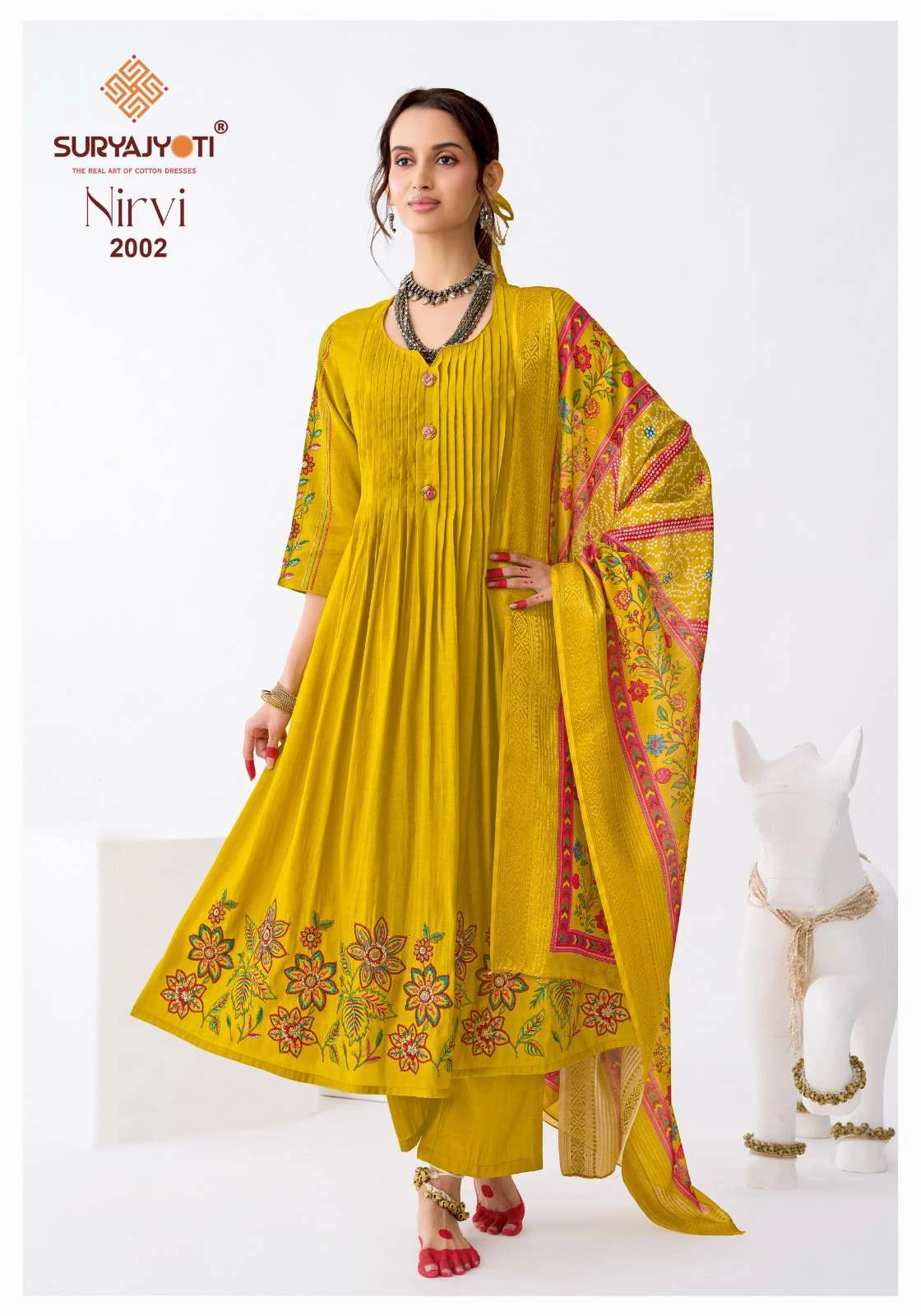 Suryajyoti Nirvi Stitch Vol 2 - Readymade Dress 8