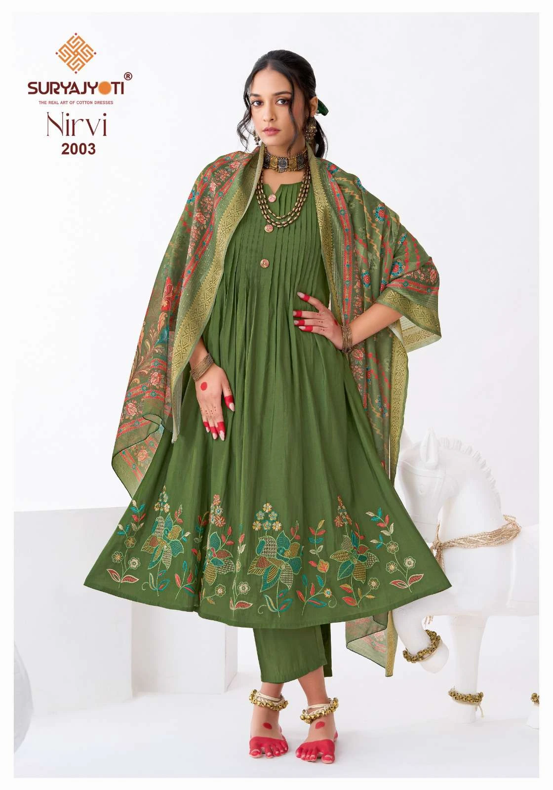 Suryajyoti Nirvi Stitch Vol 2 - Readymade Dress 9
