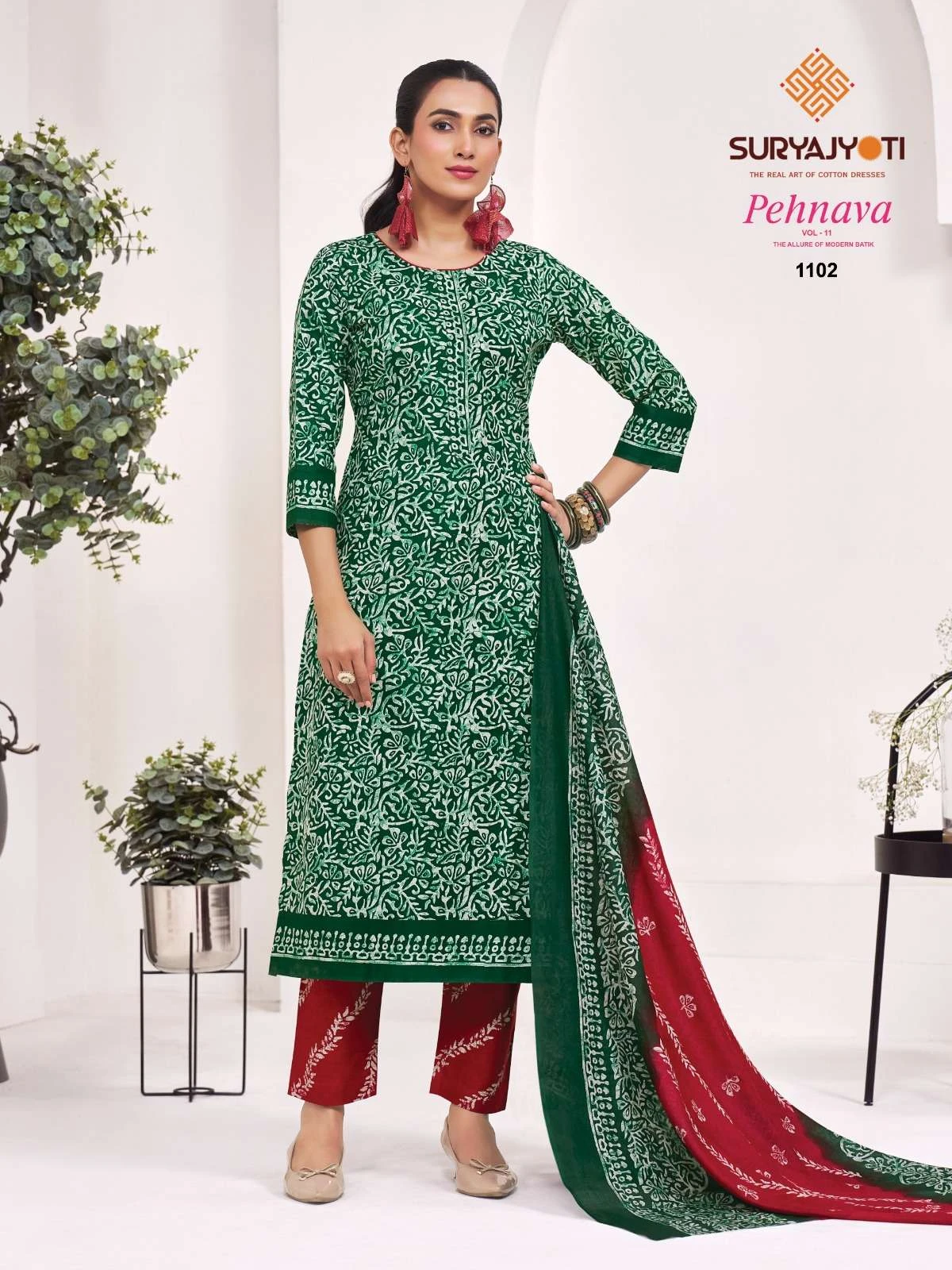 Suryajyoti Pehnava Vol 11 Ready Made Collection - Readymade Dress 2