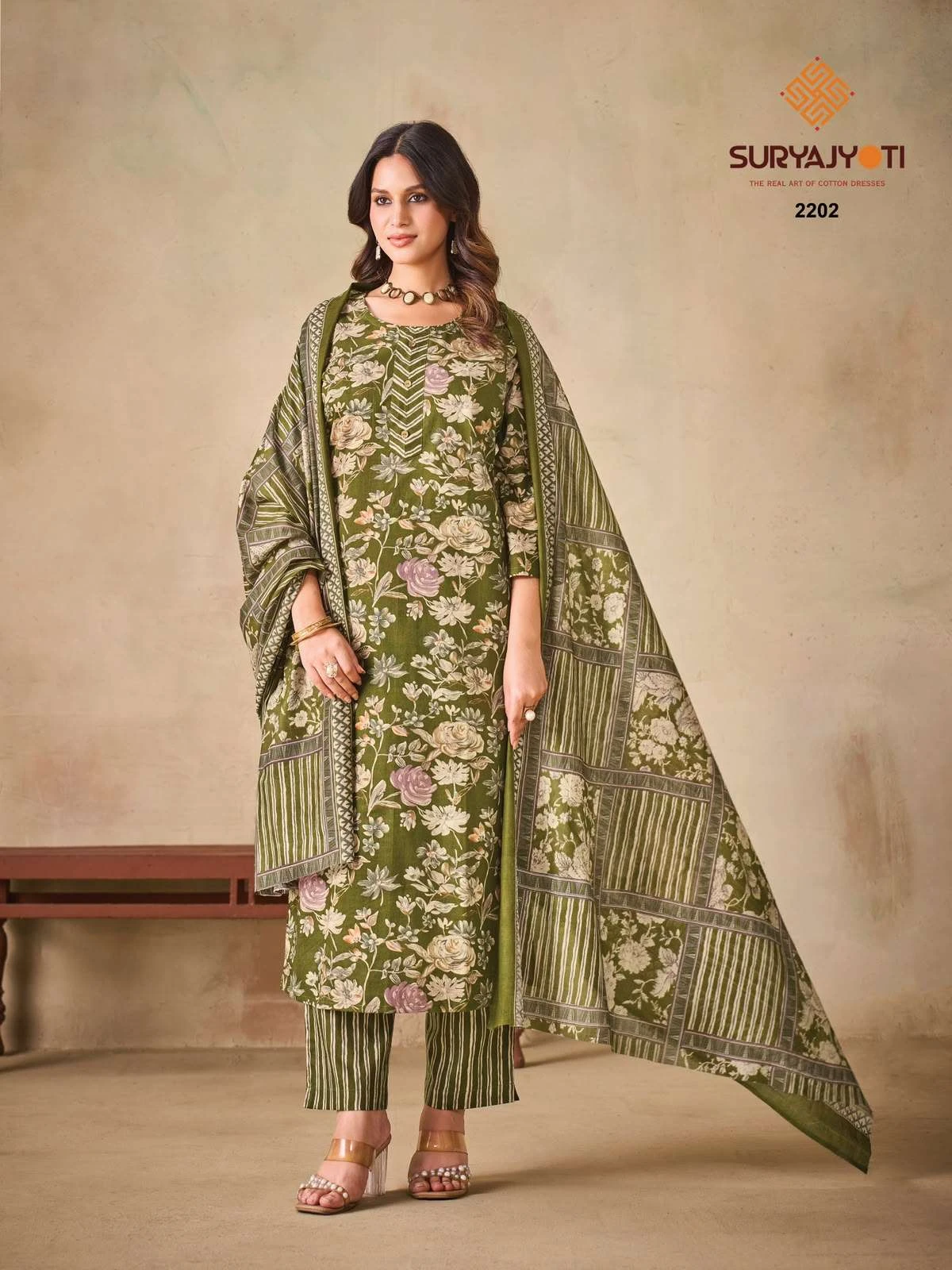 Suryajyoti Zion Cotton Vol 22 Ready Made Collection - Readymade Dress 2