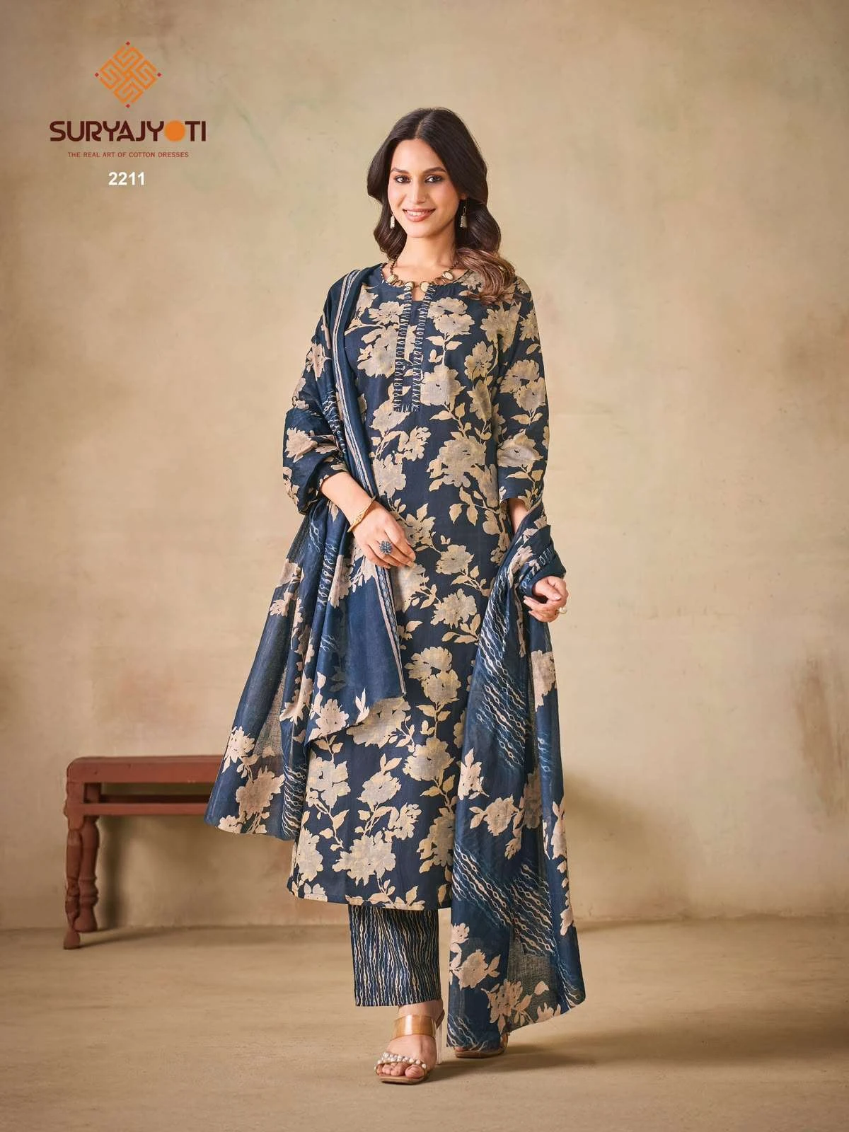 Suryajyoti Zion Cotton Vol 22 Ready Made Collection - Readymade Dress 6