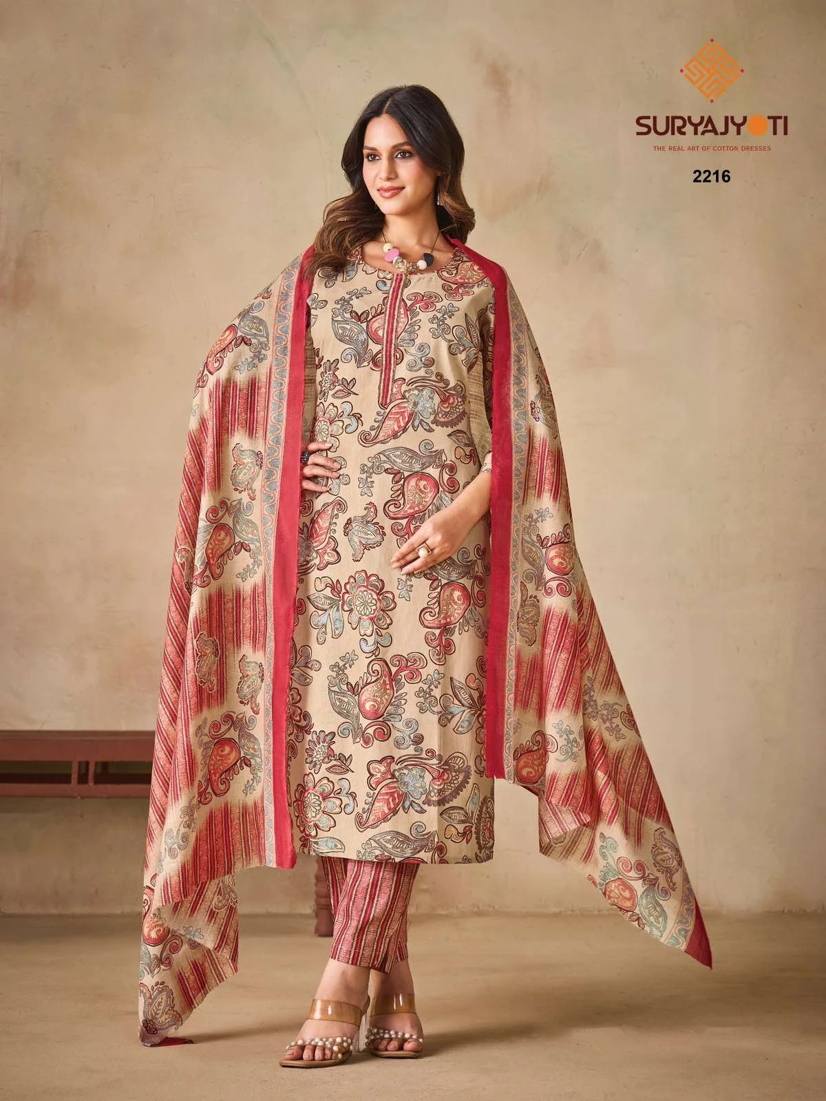 Suryajyoti Zion Cotton Vol 22 Ready Made Collection - Readymade Dress 8