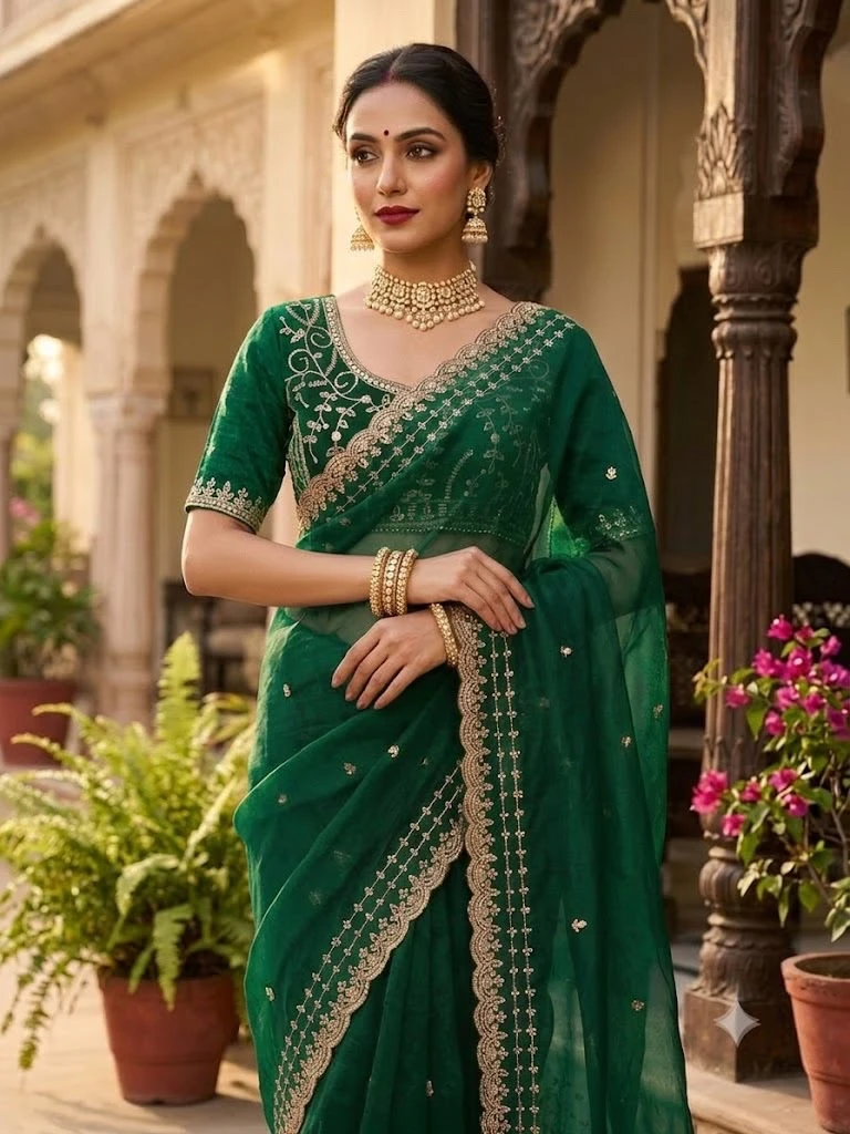 Sw Anneri Vol 1 Fandy Chiffon Embroidered Designer Saree Collection 6