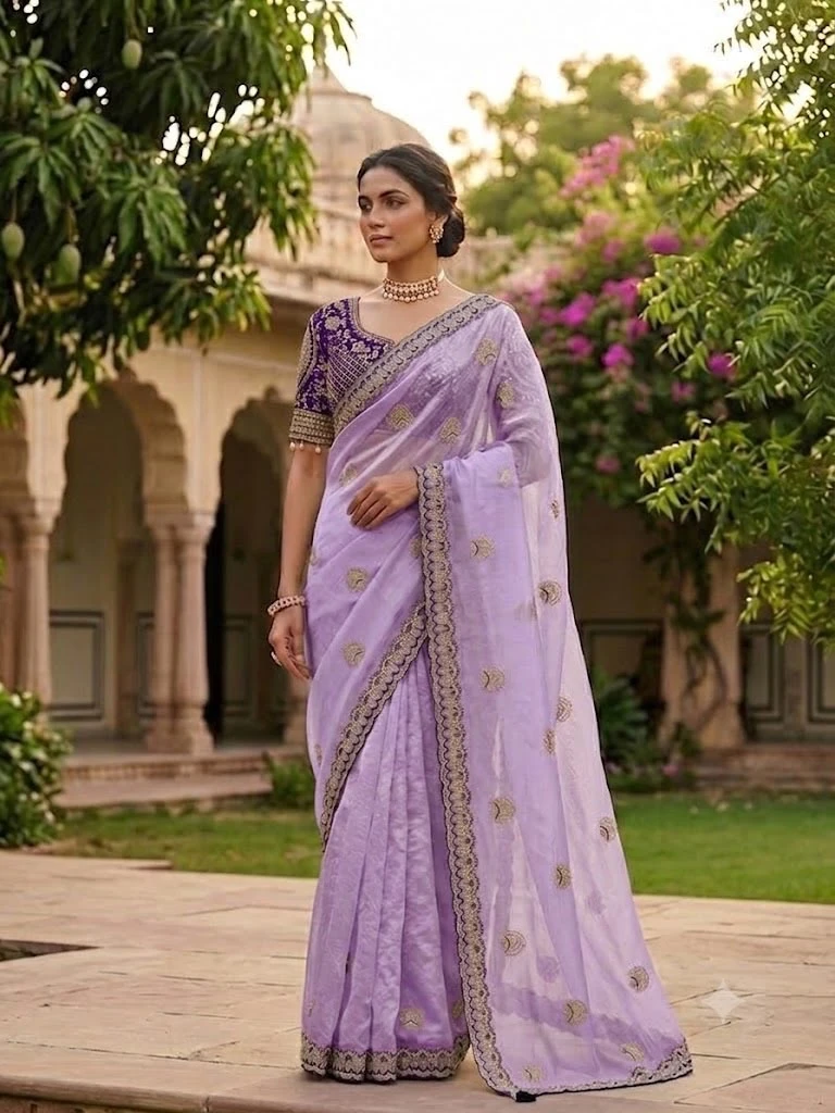 Sw Maansi Vol 1 Fandy Satin Embroidered Designer Saree Collection 5