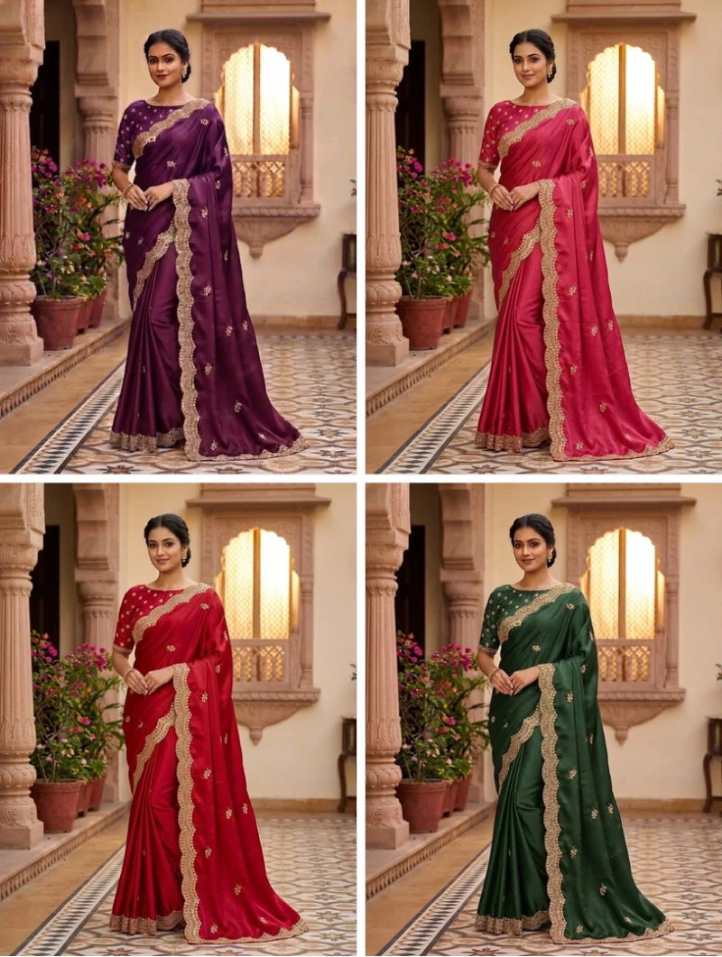 Sw Rajarani Vol 1 Ho Embroidered Designer Saree Collection 8