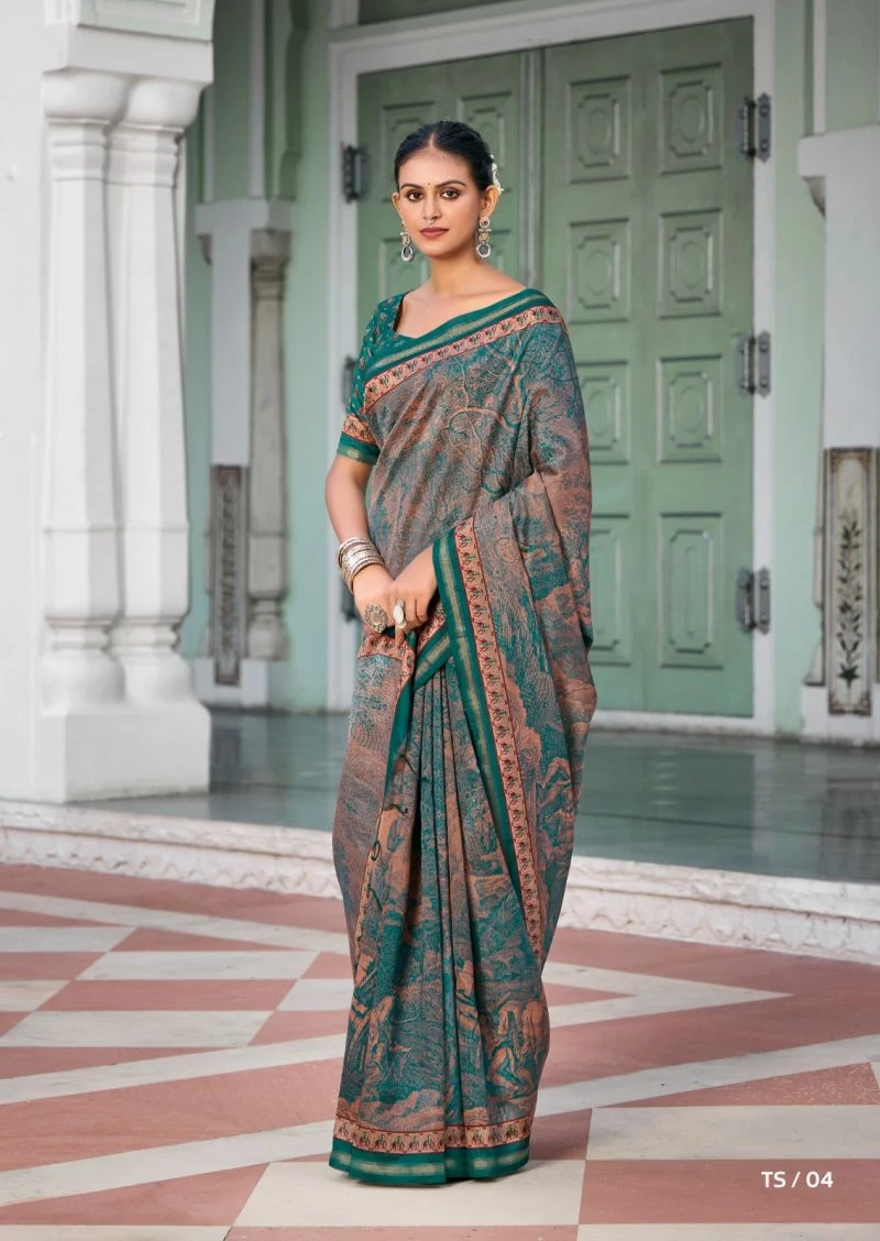 Taarni Silk Sodt Cotton Silk Saee Collection 4