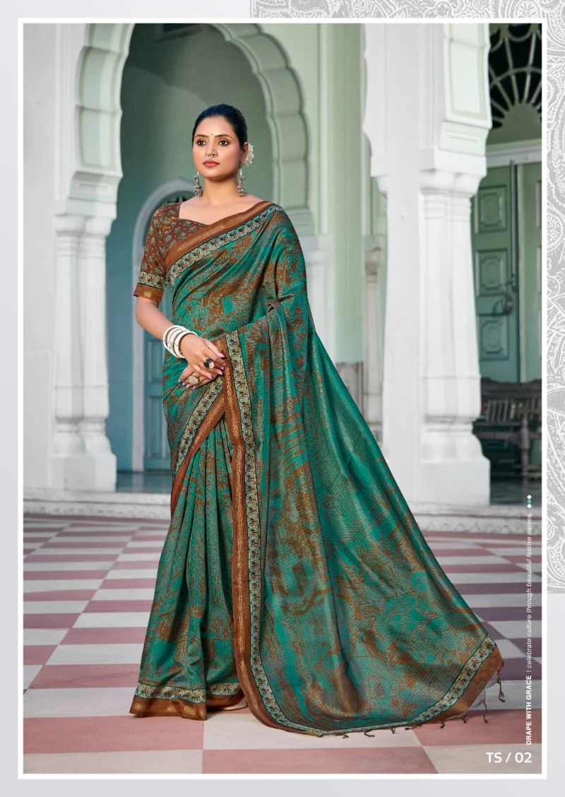 Taarni Silk Sodt Cotton Silk Saee Collection 5
