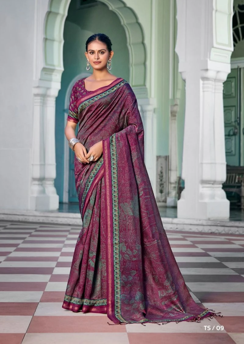 Taarni Silk Sodt Cotton Silk Saee Collection 6