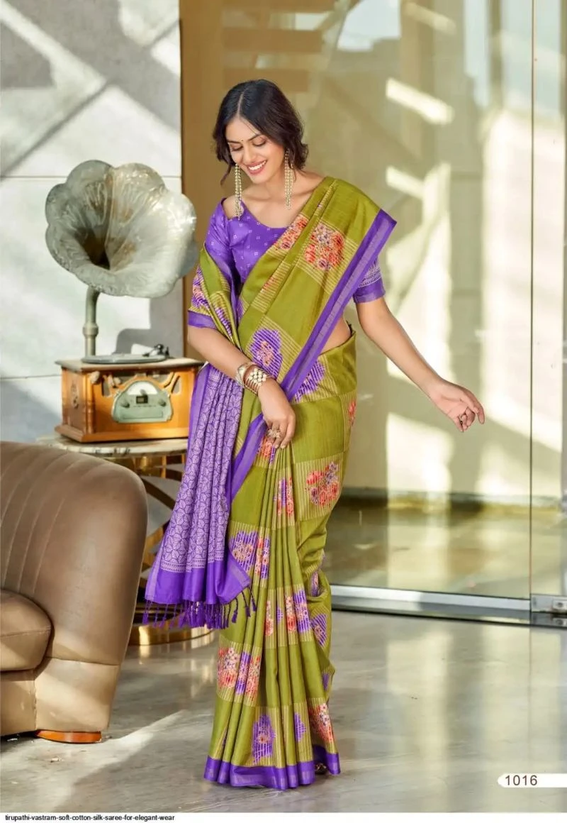 Tirupathi Vastram Tusser Silk Party Wear Saree Collection 6