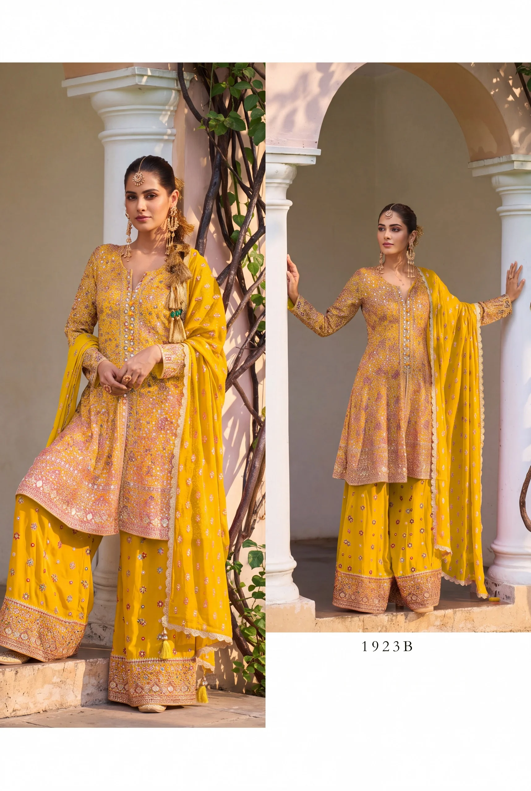 Vinayak Monalee  Real Georgette Suit With Embroidery And Hand Work 3