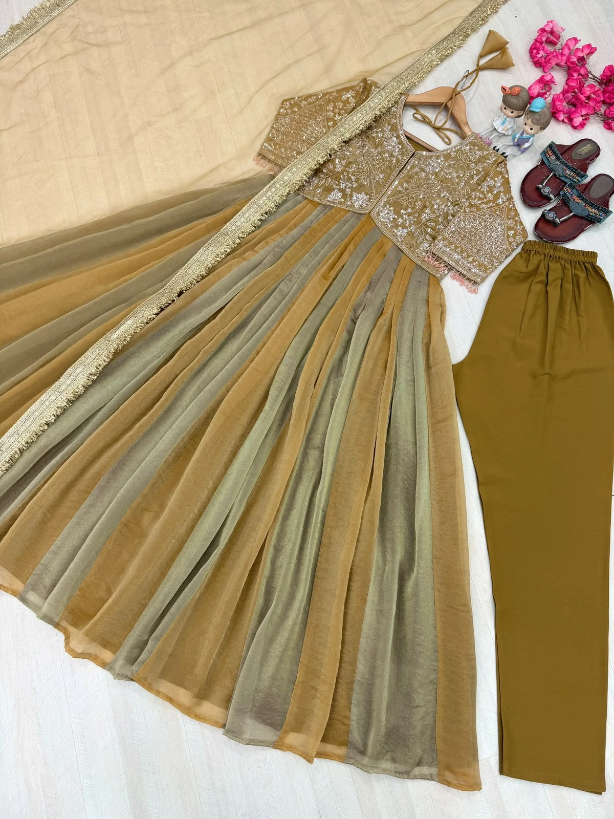Vinayak Party Wear Gown Collection 11