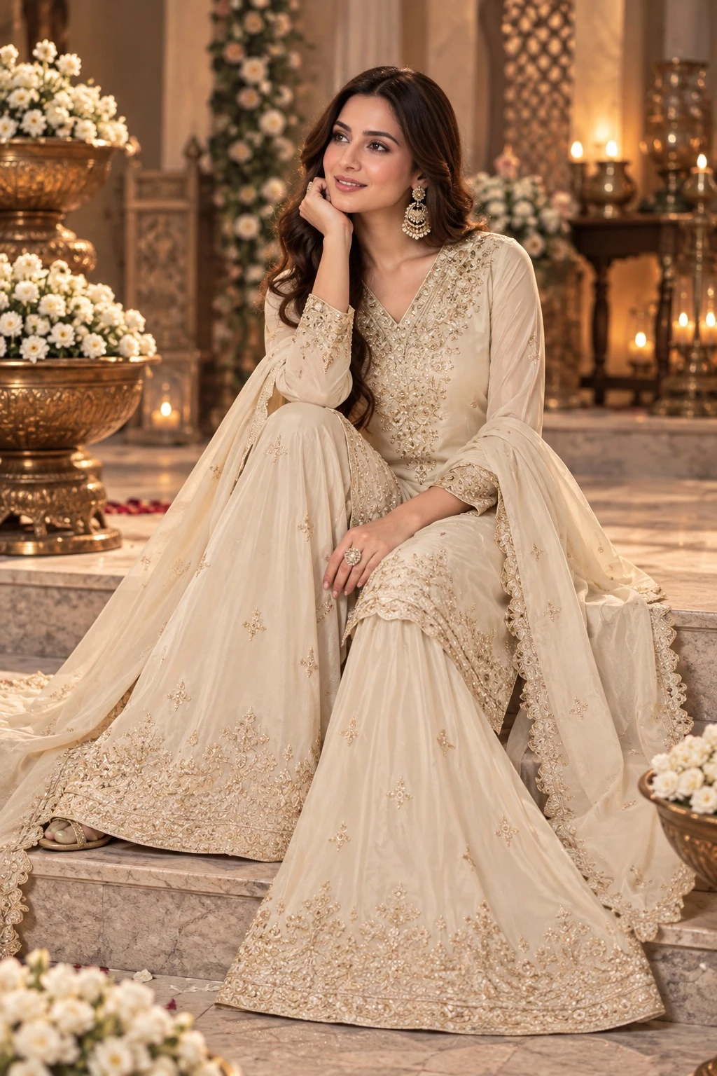 Vinayak Wholesale Aurraa Designer Maleeka-2 Premium Chinon Suit With Embroidery Work 2