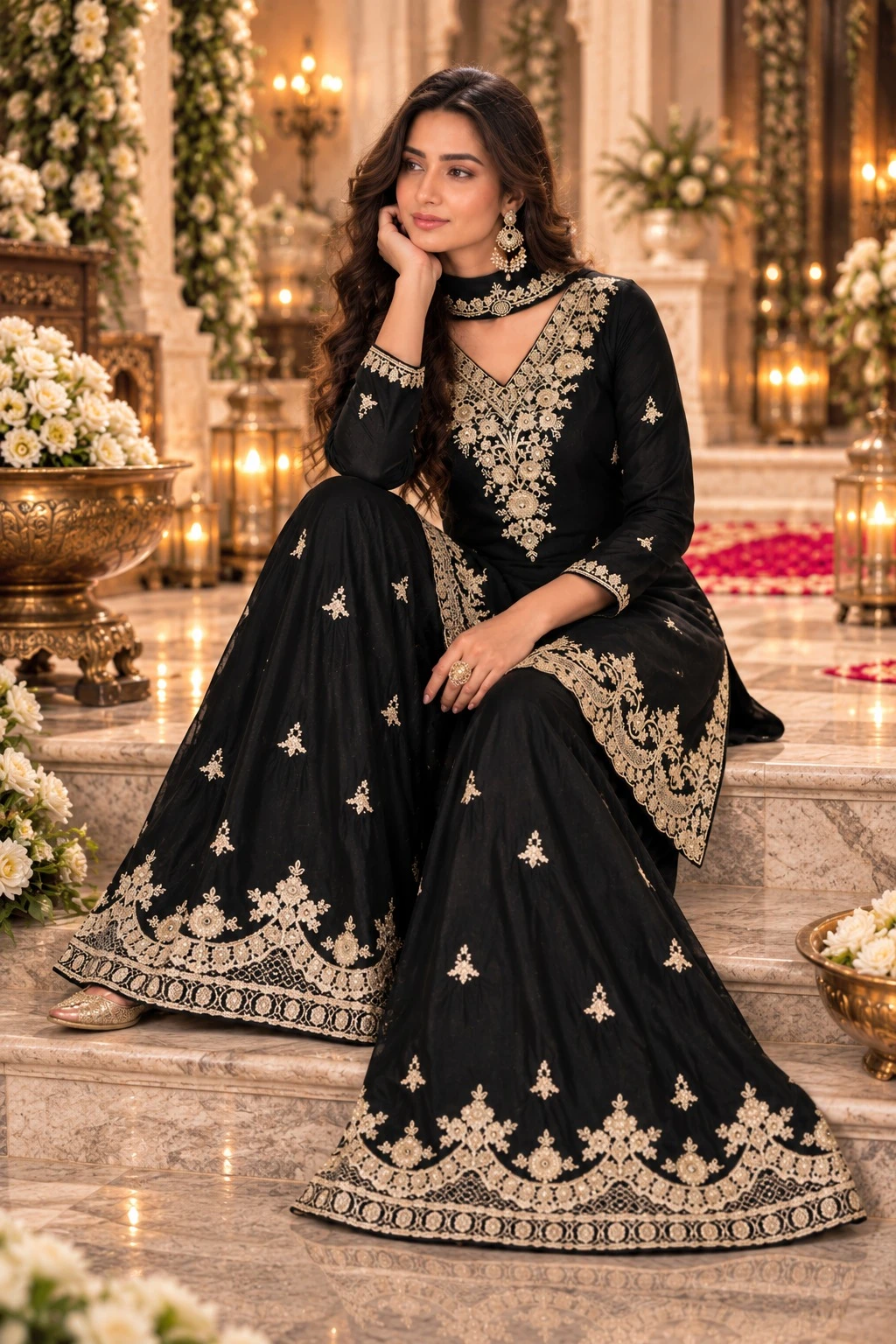Vinayak Wholesale Aurraa Designer Maleeka-2 Premium Chinon Suit With Embroidery Work 8