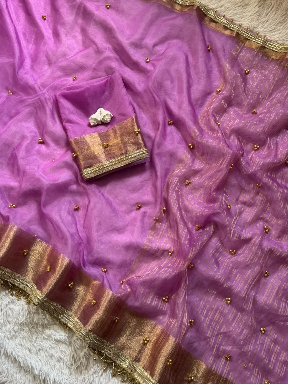 Vinayak Wholesale Ghungroo Soft Tissue Silk Saree 2