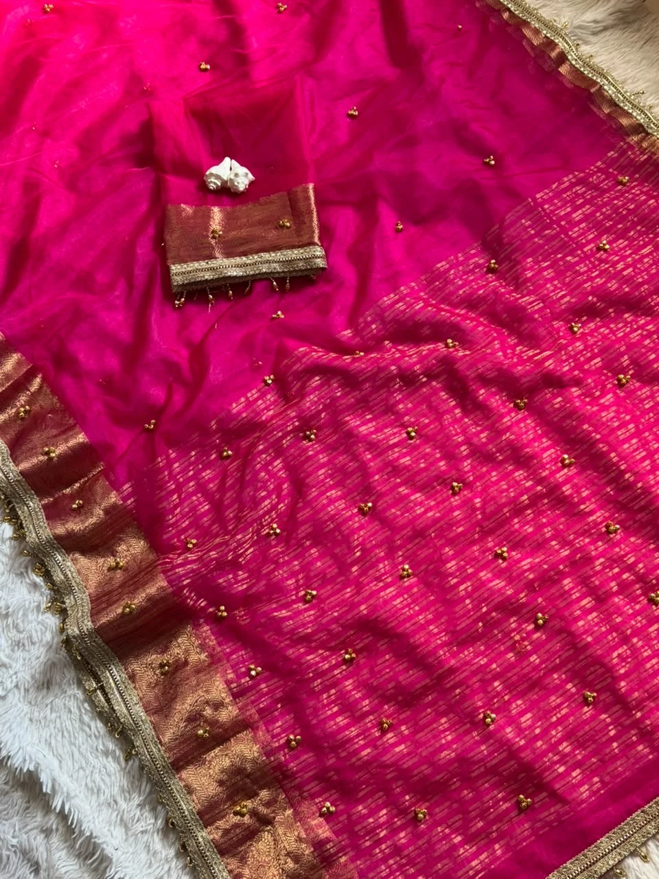 Vinayak Wholesale Ghungroo Soft Tissue Silk Saree 5